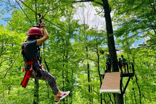 Ziplining